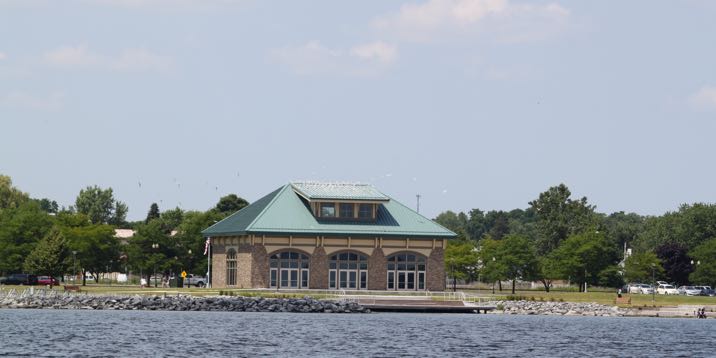 Geneva Visitor and Events Center view from Seneca Lake looking North