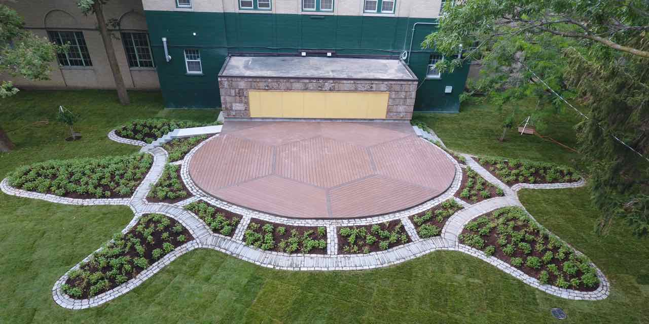 Indian Village Turtle Mound Stage new for the 2017 New York State Fair